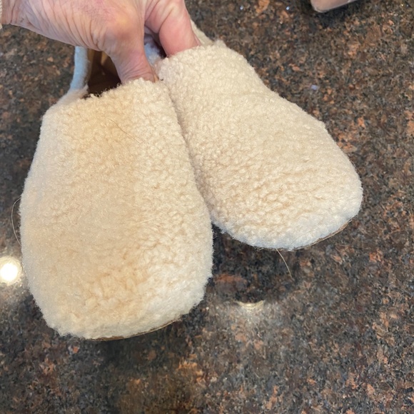 JCrew Faux Shearling Ballet Flats 10 - Picture 3 of 6